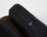 [Fur lining] Reveal vintage belt shirring suede 3cm middle boots