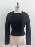 Siken Double Crop Jacket Flare Skirt Set