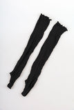 Shirring leg warmers