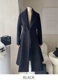 Purcell Collar Flare Wool Long Coat