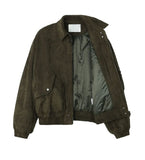 Rica Suede Quilted Flight Jumper