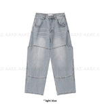 KNEE POCKET WIDE DENIM
