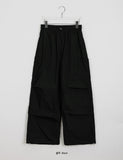 Mondue Banding String Parachute Cargo Pants