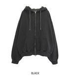 Meti Pigment Overfit Hood Zip-Up