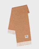 Gingham Wool Muffler