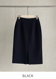 Collid Button H-Line Slit Skirt