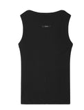 [mnem] Metal Logo Rib Tank