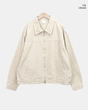 Luken Semi-Crop Washed Collar Jacket
