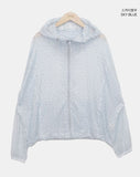 Havyu Flower String Windbreaker Jacket