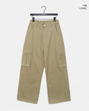 Linju string pocket cargo long pants