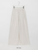[BAONHAUS] Rebaca Stripe Banding Wide Pants