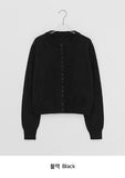 Lekin Button Round Cardigan