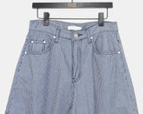 Kaden Stripe Patch Carpenter Balloon Wide Denim Pants