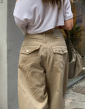 Moko Stud Balloon Wide Cotton Pants