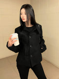 Line Slim High Neck Coat