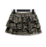 Chewie Camo Tiered Skirt