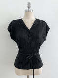 Weave Pleats Cardigan