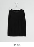 Gilmohi Layered U-Neck Long Sleeve Tee