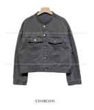 Tex Pigment Cropped Jacket