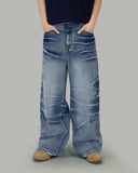 Washed Domingo denim pants