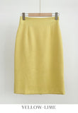 Kime Tweed Peplum H-Line Skirt