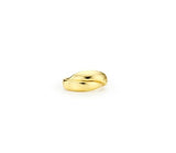 Plump Twist Silver Ring