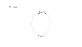 Beo Wood Gemstone Beads String Necklace