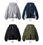 Blend Curve Overfit Heavy Hood Zip-up