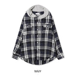 Wake Check Hooded Shirt