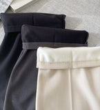 Known Brushed Two Pin Tuck Wide Slacks