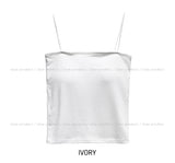 [U-BASIC] 2TYPE Soft Tube Top Sleeveless (With Cup)