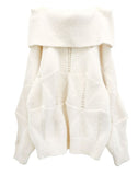 Snow Loose Fit Knit Off-Shoulder