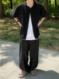 S/S Round Neck Cotton Cardigan