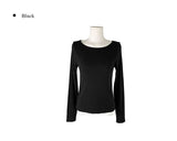 Amp Boatneck Peach Long Sleeve T-Shirt