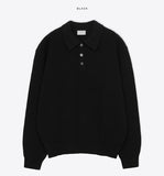 Pine washable collar knit