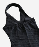 Pinstriped Halter Shirt