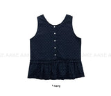 [BAG SET] DOT FRILL SLEEVELESS