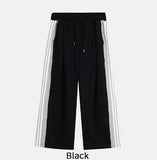 Toys Color Matching Track Line Hood Zip-Up Pants Set