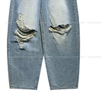 Icing Vintage Damage Balloon Denim Pants