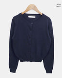 Lua Cashmere Knit Round Cardigan