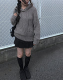 [Plan] Reggie Alpaca Hood Knit