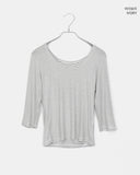 Enne Stripe Three Quarter T-Shirt
