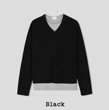 Beire Layered V-neck Knit