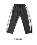 Publi Side Zipper Nylon String Pants