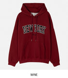 New York Embroidered Overfit Hoodie