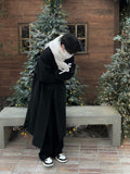 Formal One Button Maxi Wool Coat