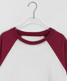 [BAONHAUS] Marcel Raglan Color Matching Short Sleeve Tee