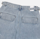 Zipper Two Way Cargo Bermuda Pants