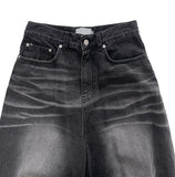 KNEE LINE BRUSH DENIM