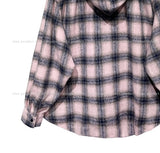 Naming Big Hood Checkered Shirt